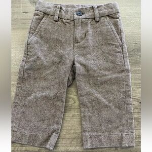 Janie And Jack Baby Boy Dress Pants Brown 6-12 Month